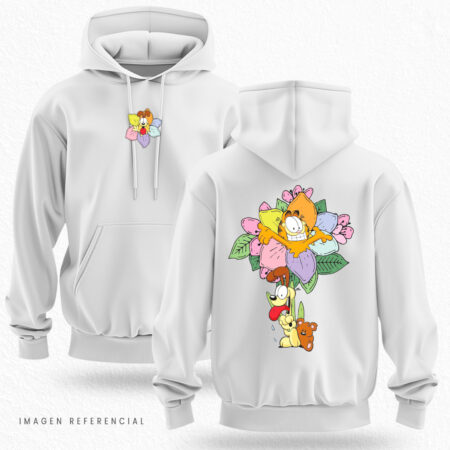 POLERA GARFIELD ROSAS